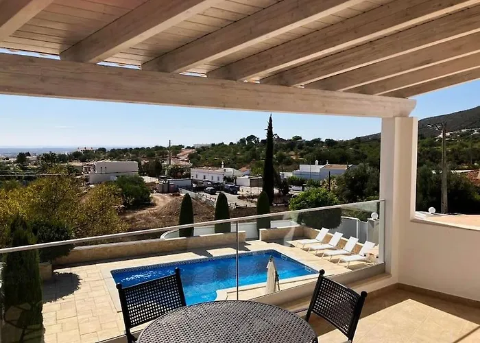 Villa Lana - Heated Pool - Sea View - Two Independent Floors Distrikt Faro